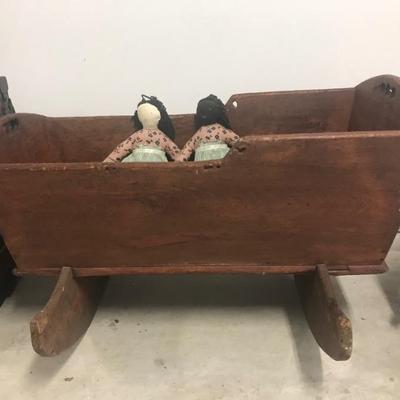 antique bassinet $125