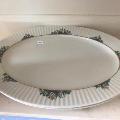 Lenox Rutledge china $40 for 5 piece place setting. 
14 place settings available
