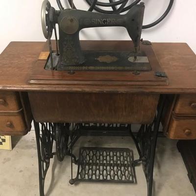 Antique Singer sewing machine $75