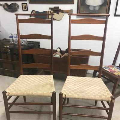 Shaker shawl back chair 1960's
left $85 right $110