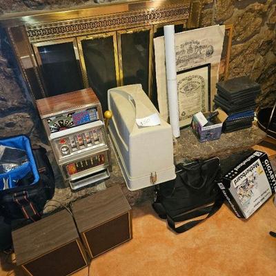 Vintage Slot Machine, Sewing Machines plus more