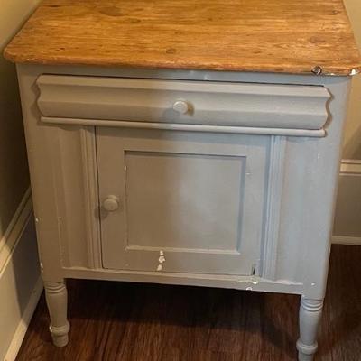 Victorian painted nightstand 27x25x20 $250 