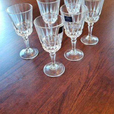 French Crystal Aperrif glasses, set of 6