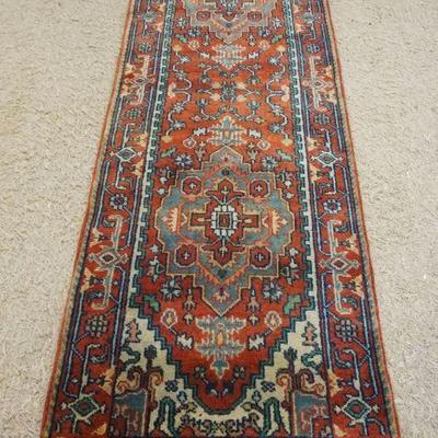 1153	ANTIQUE PERSIAN RUG, APPROXIMATELY 2 FT 11 IN X 5 FT 6 IN
