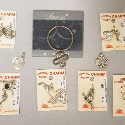 1246	STERLING SILVER CHARMS INCLUDING SOUTHWESTERN
