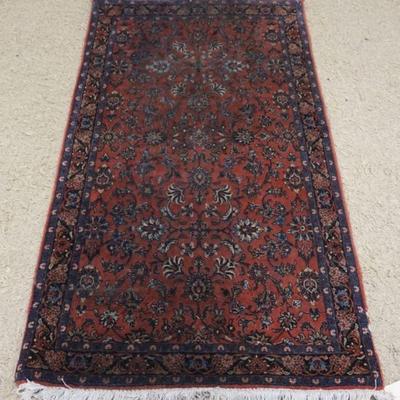 1148	ANTIQUE PERSIAN THROW RUG, APPROXIMATELY 5 FT 4 IN X 3 FT
