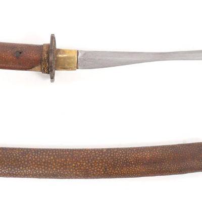 Chinese Dagger with Scabbard