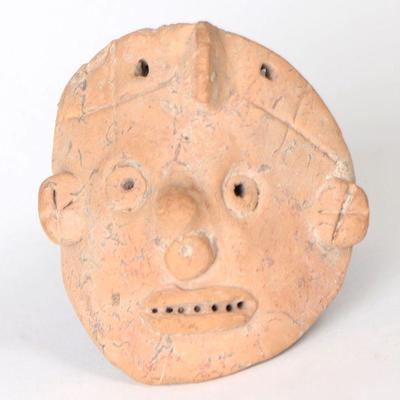 Huastec Buffware Maskette, 600 - 900 AD
