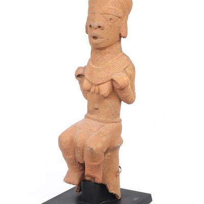 Monumental African Nok Terracotta Figure, Daybreak TL 1500 BCE-500 CE