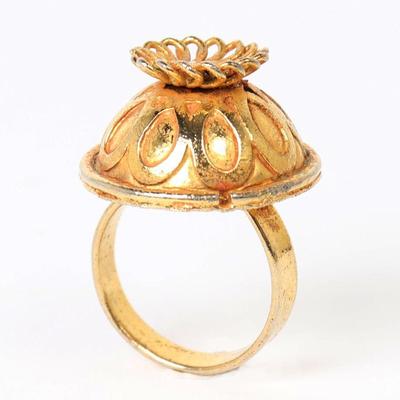 Asante Gold Chief's Ring, 14k gold 13grams