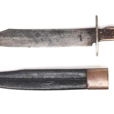 Rare Sheffield Combination Bowie Knife
