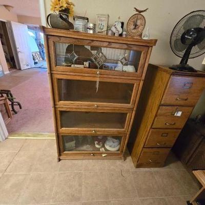 #2502 â€¢ Wooden Display Cabinet
