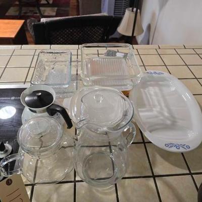 #1122 â€¢ Corning Ware, Pyrex, and Pitchers
