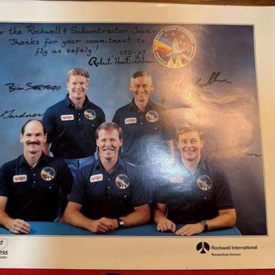 #1231 â€¢ Picture of NASA with Autographs