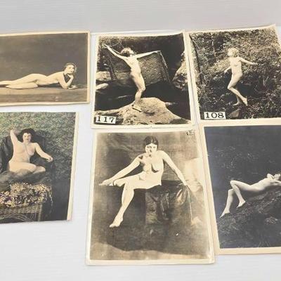 #152 â€¢ (6) Vintage Adult Pictures
