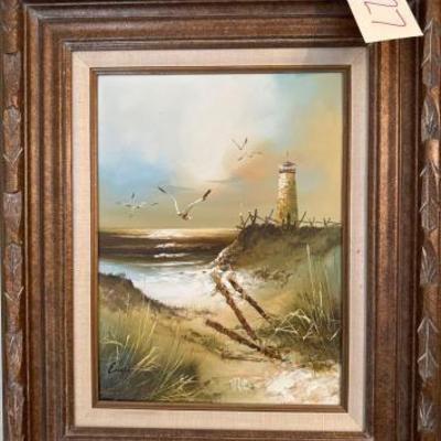 #1027 â€¢ Framed Painting by Engel
