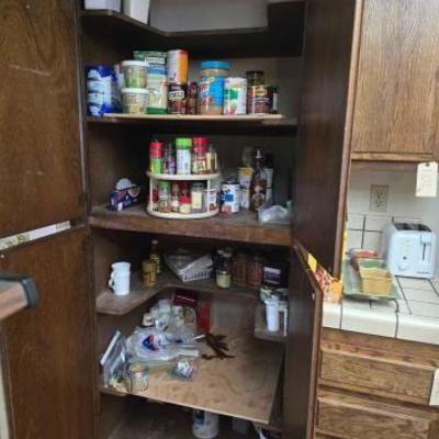 #1100 â€¢ Spices, Canned Goods, Tea, Plastic Silverware
