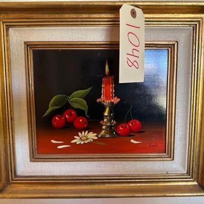 #1048 â€¢ Framed Painting by George Lak
