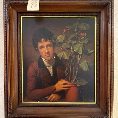 #1002 â€¢ Rubens Peale with Geranium by Rembrandt Peale 1801
