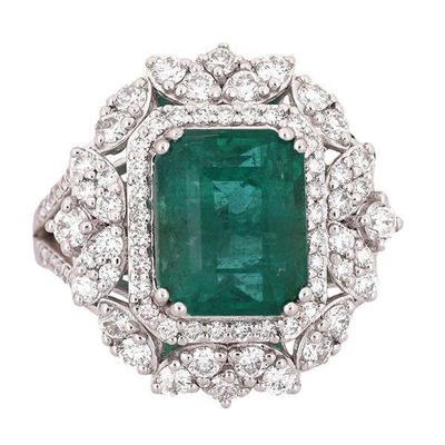 Emerald Ring GIA