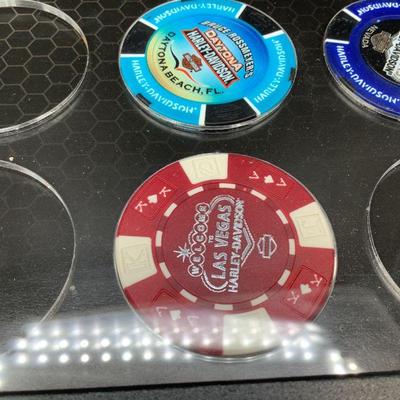 Harley Davidson poker chips