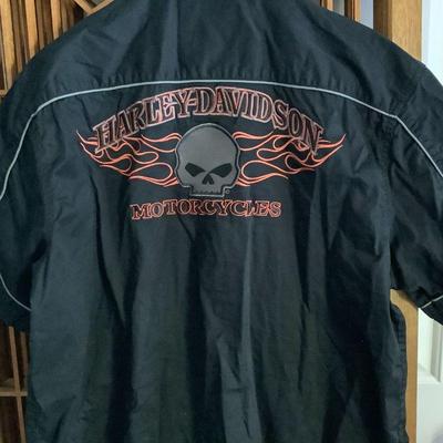 Embroidered back, Harley Davidson Motorcycles
