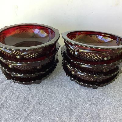 Avon's 1876 Cape Cod Red bowls