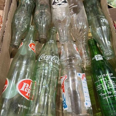 soda bottles