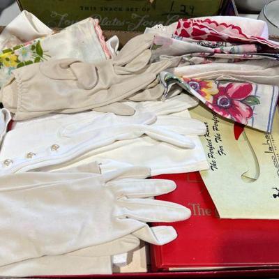 vintage gloves & hankies