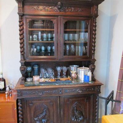 Carved cabinet circa 1860