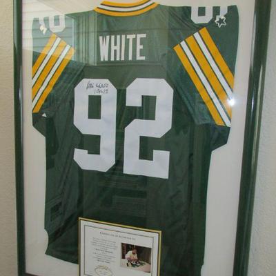 Authenticated Reggie White signed jersey