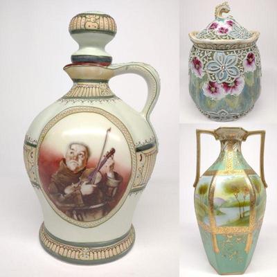Antique Nippon Vase Auction - BaysideAuctions.com