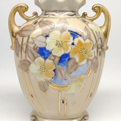 Nippon Floral White Cherry Blossom Vase