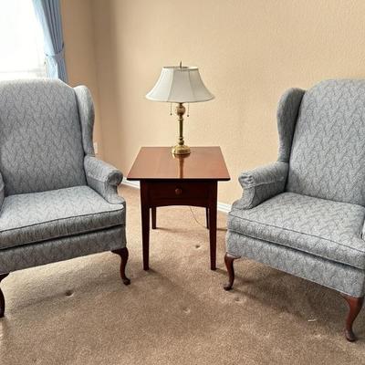 Matching Wing Chairs
Cherry Smithe Table
