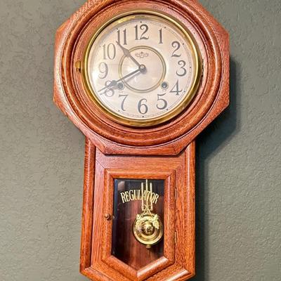 Regulator Clock with Key