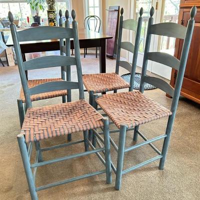 Ladderback Chairs (4)