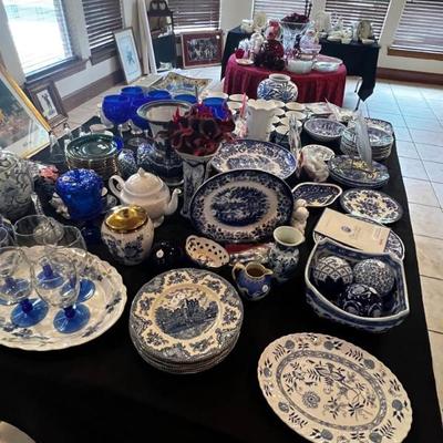Still have some blue and white China! 