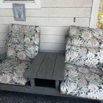 Outdoor Couch and Cushions