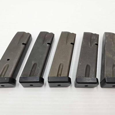 #353 â€¢ (5) Browning Hi-Power 13rd Double Stack Magazines
