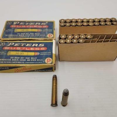 #1428 • (31) Rounds of .38-55 Ammo
