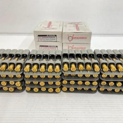 #1414 • 80 Rounds of .221rem Fireball Ammo
