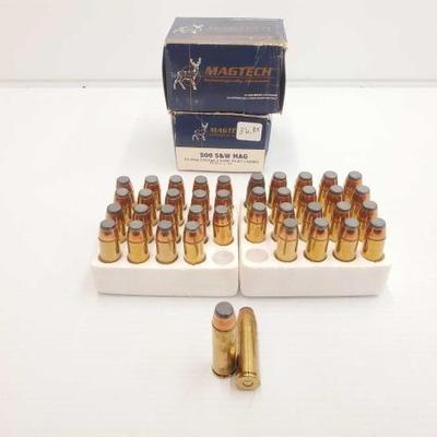 #1456 â€¢ 40 Rounds of Magtech 500 S&W Mag
