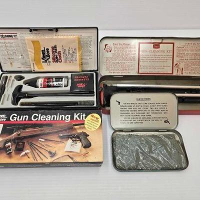 #1710 â€¢ (2) Gun Cleaning Kits, Silicone Gun Reel Cloth
