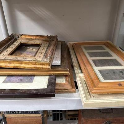 #2254 â€¢ (8) Framed Wall Art, Picture Frames & Mirror
