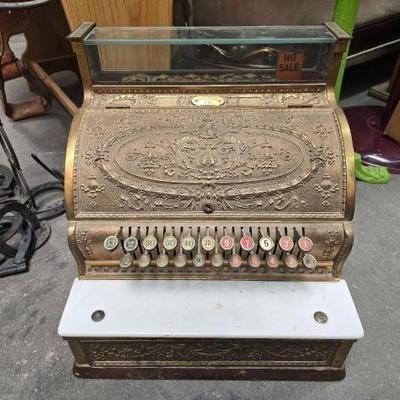 #2032 â€¢ Antique National Cash Register
