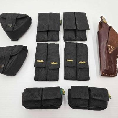 #1762 â€¢ Magazine Pouches and Leather Holster
