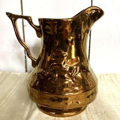 Wade England Copper Lustre Pitcher
