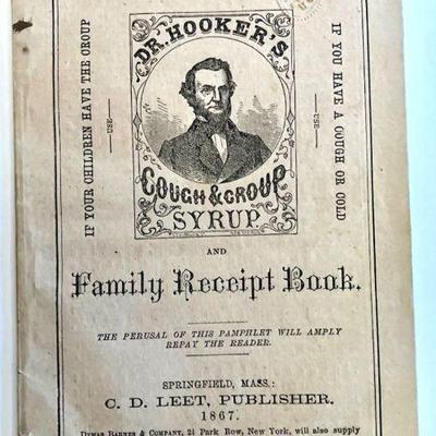 1867 Household Guide Family Receipt Book
