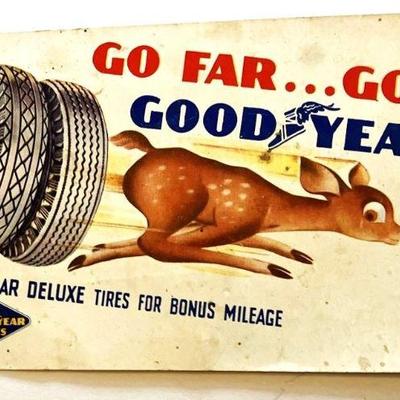 Good Year Tire Advertising Postcard
