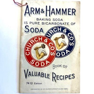 1921 Arm & Hammer Book of Valuable Recipes, 33 pages
